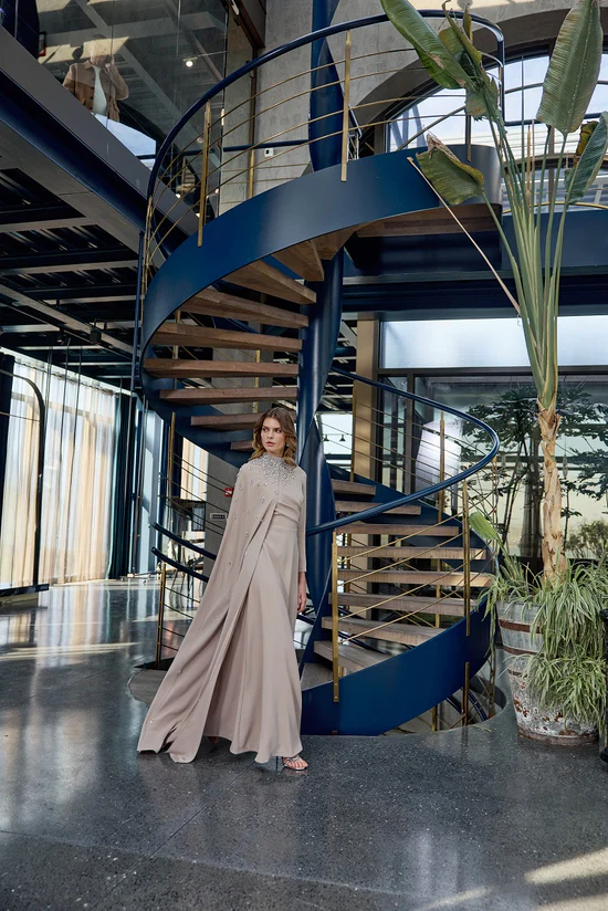 JAMİLA SARAH KREP ZELA DRESS ABİYE ELBİSE