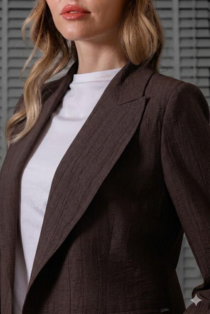 Moodbasic FERMUAR DETAYLI BLAZER CEKET TAKIM