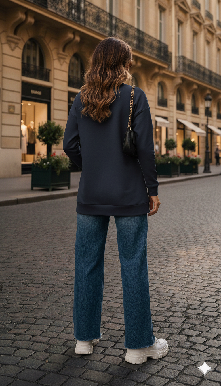 MOODBASIC NAKIŞLI TAŞLANMIŞ TEN CEL TUNİK