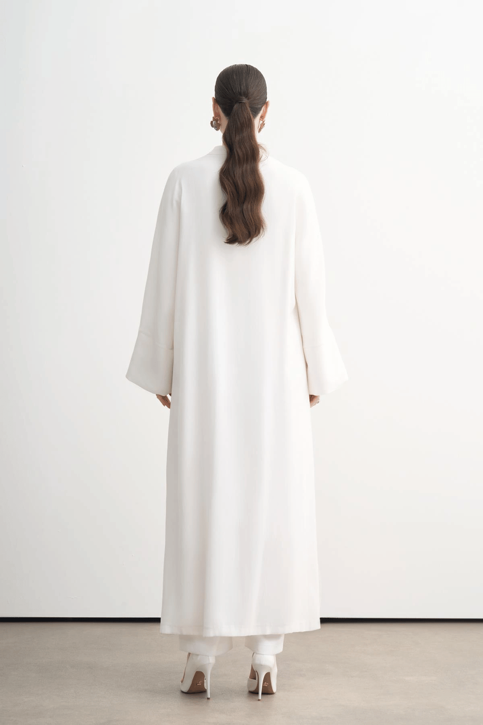 MOODBASIC ORGANZE ÇİÇEK NAKIŞLI FERACE