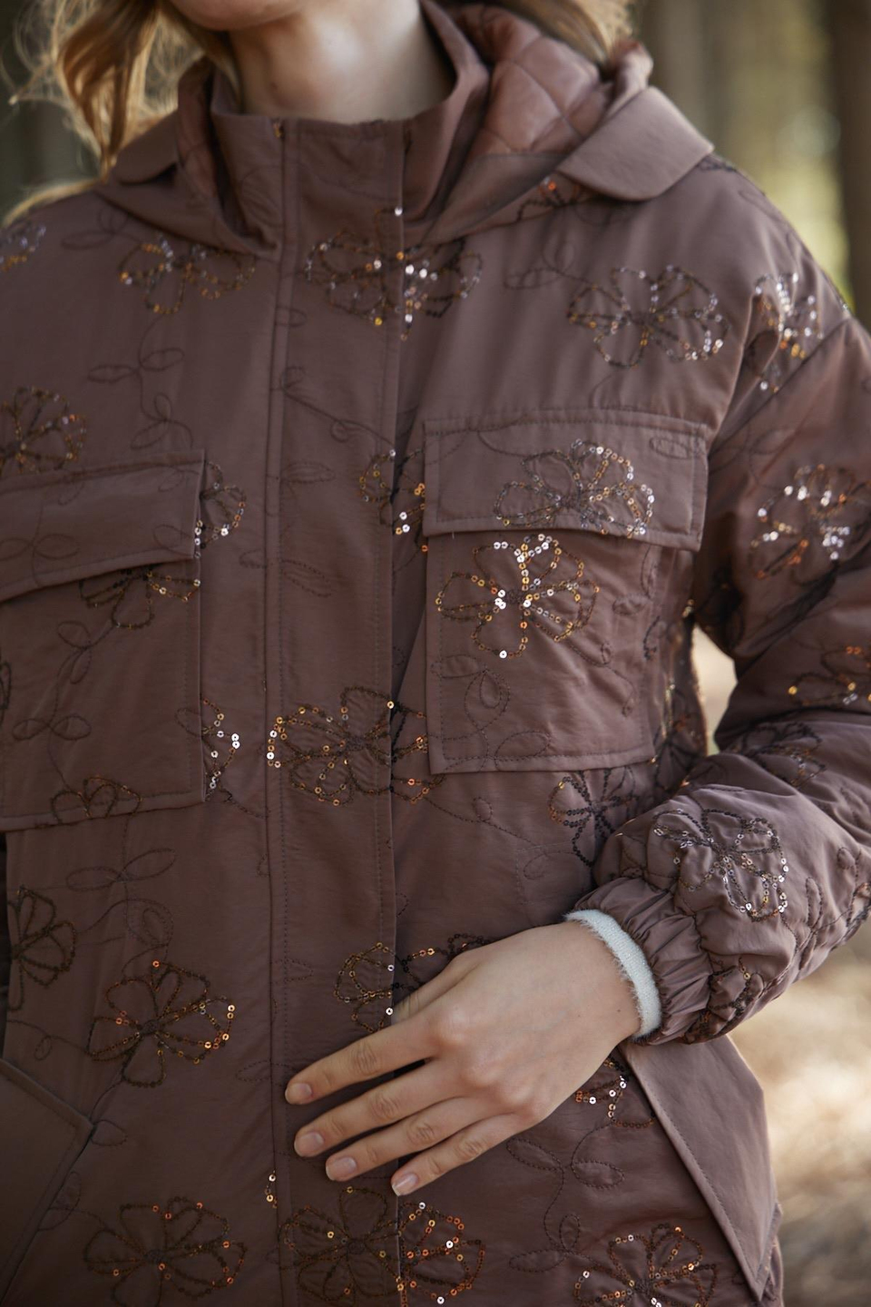 Premium By Moodbasic PUL NAKIŞLI KAPİTONE ASTARLI MONT