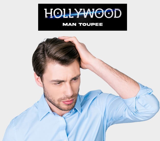 HollyWood Erkek Protez Saç Modeli