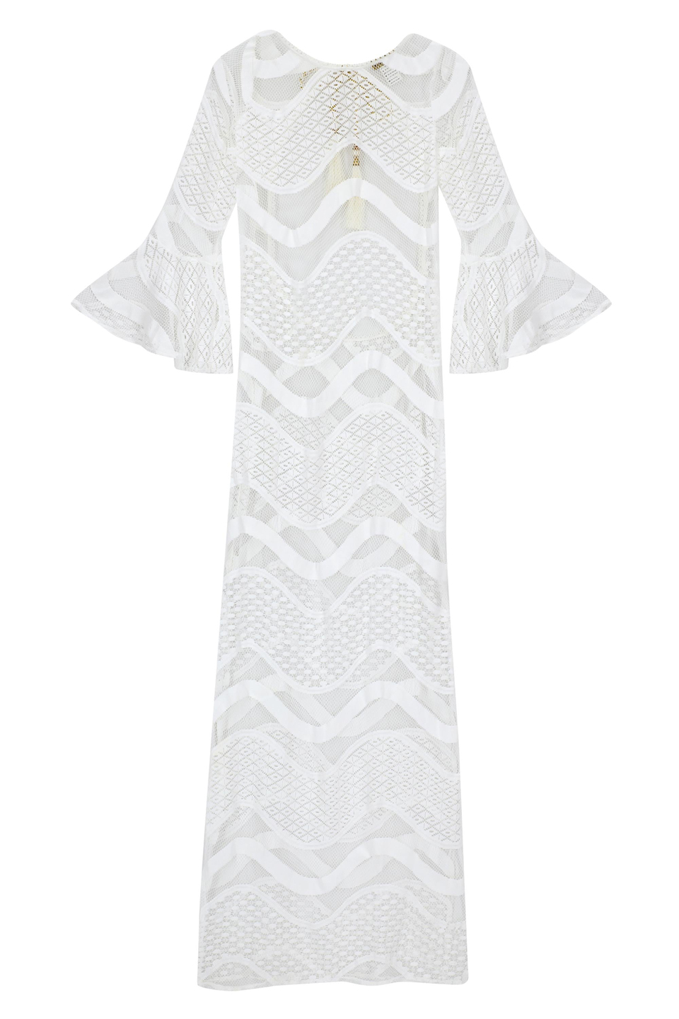 White Fortuna Caftan 