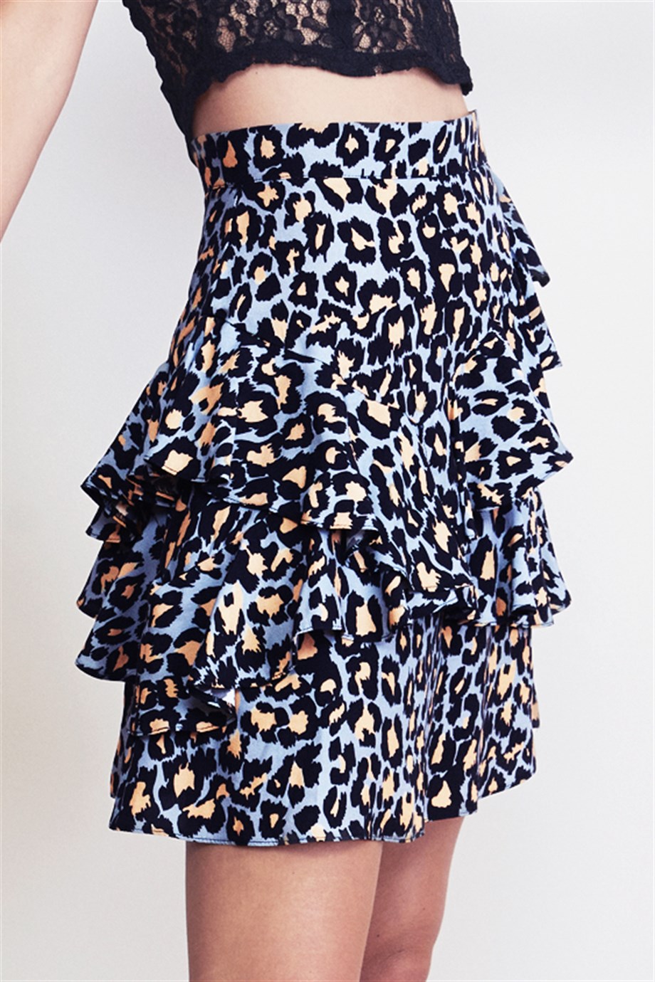 Blue Leopard Mini Etek