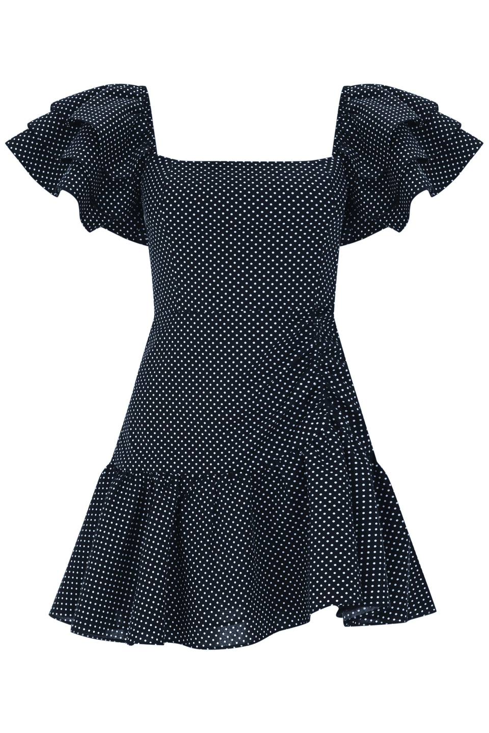 CHIC DOT EMBOSSED DRESS