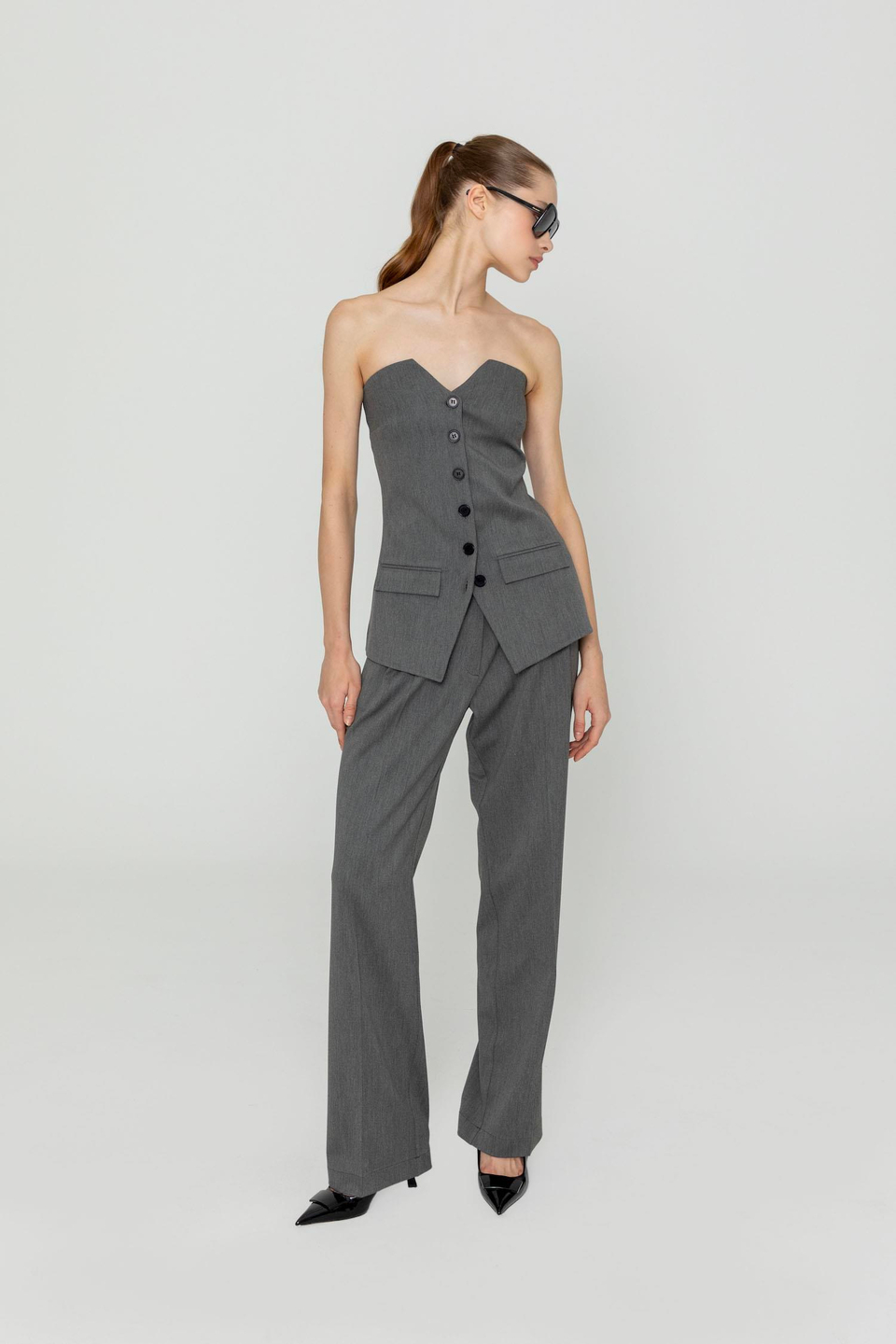 COLETTE WAISTCOAT IN GREY