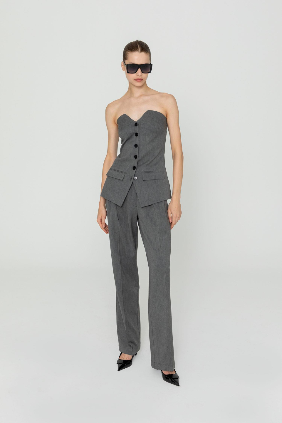 COLETTE WAISTCOAT IN GREY