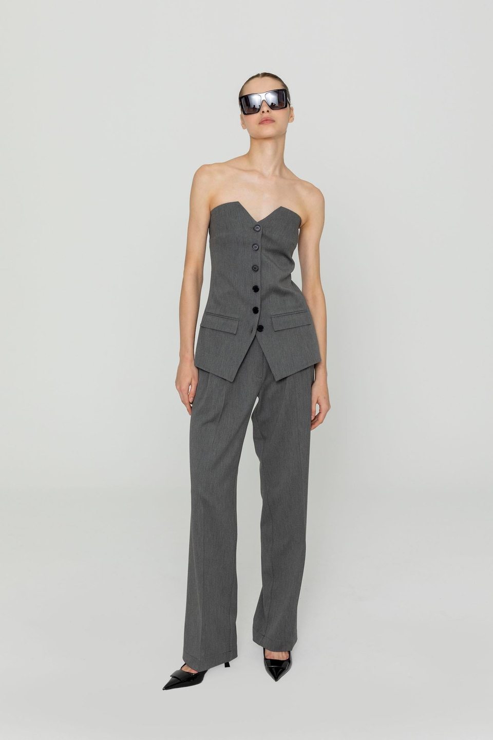 COLETTE WAISTCOAT IN GREY