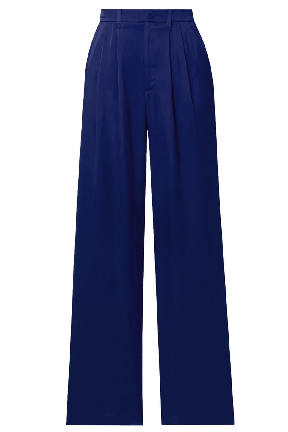 Cupro Navy Pant