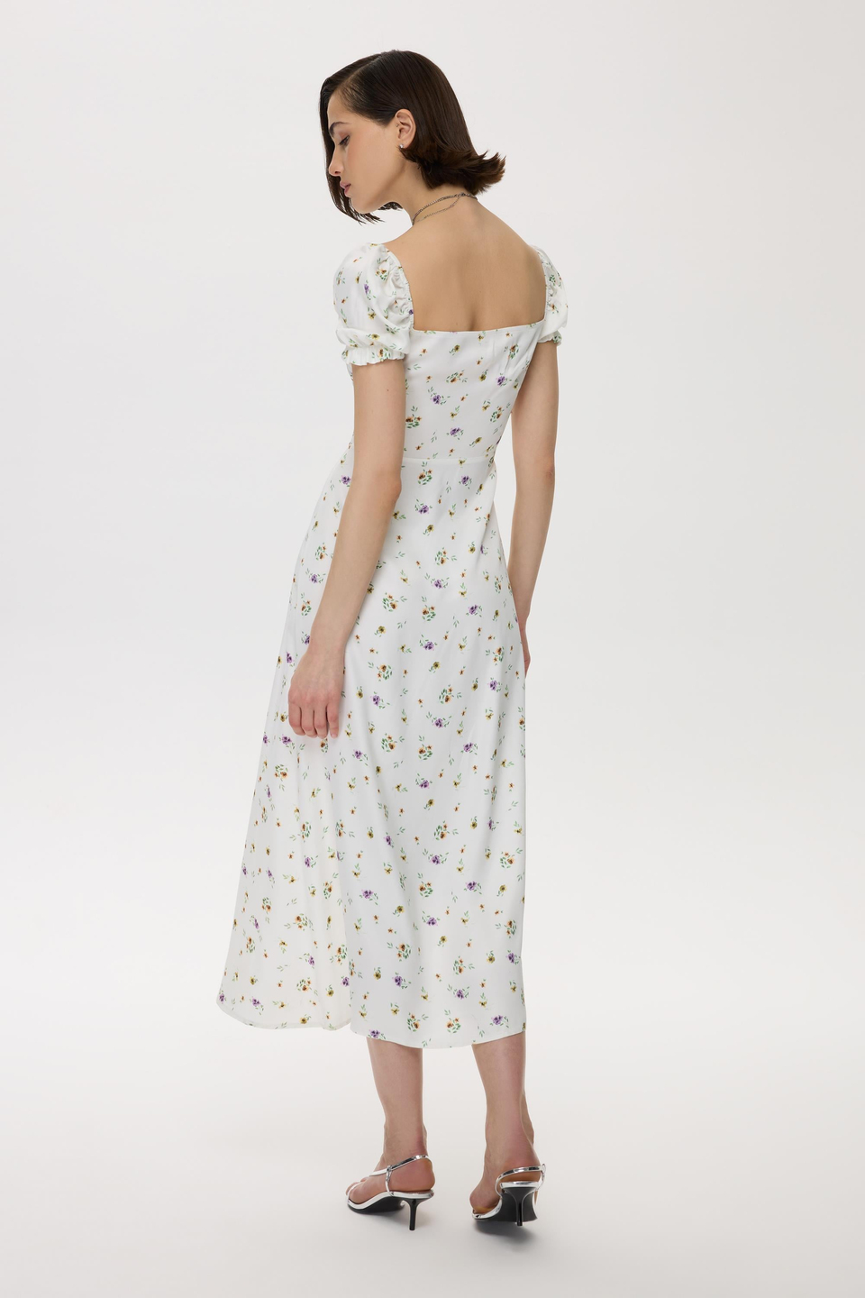 FLORAL FIELDS MIDI DRESS