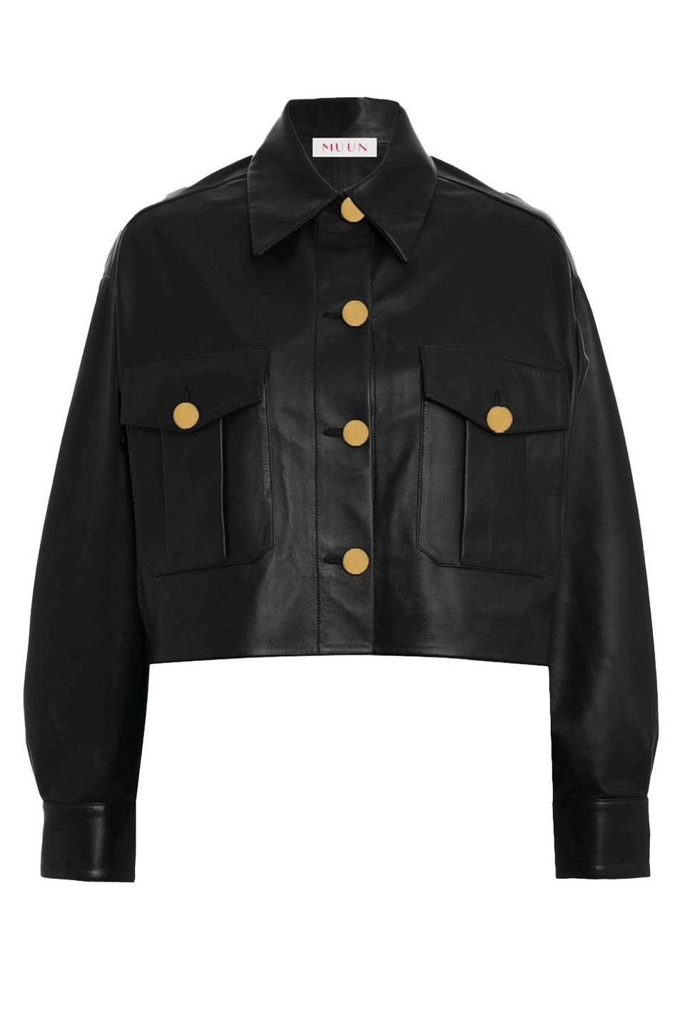 EFFORTLESS ELEGANCE LEATHER SHIRT