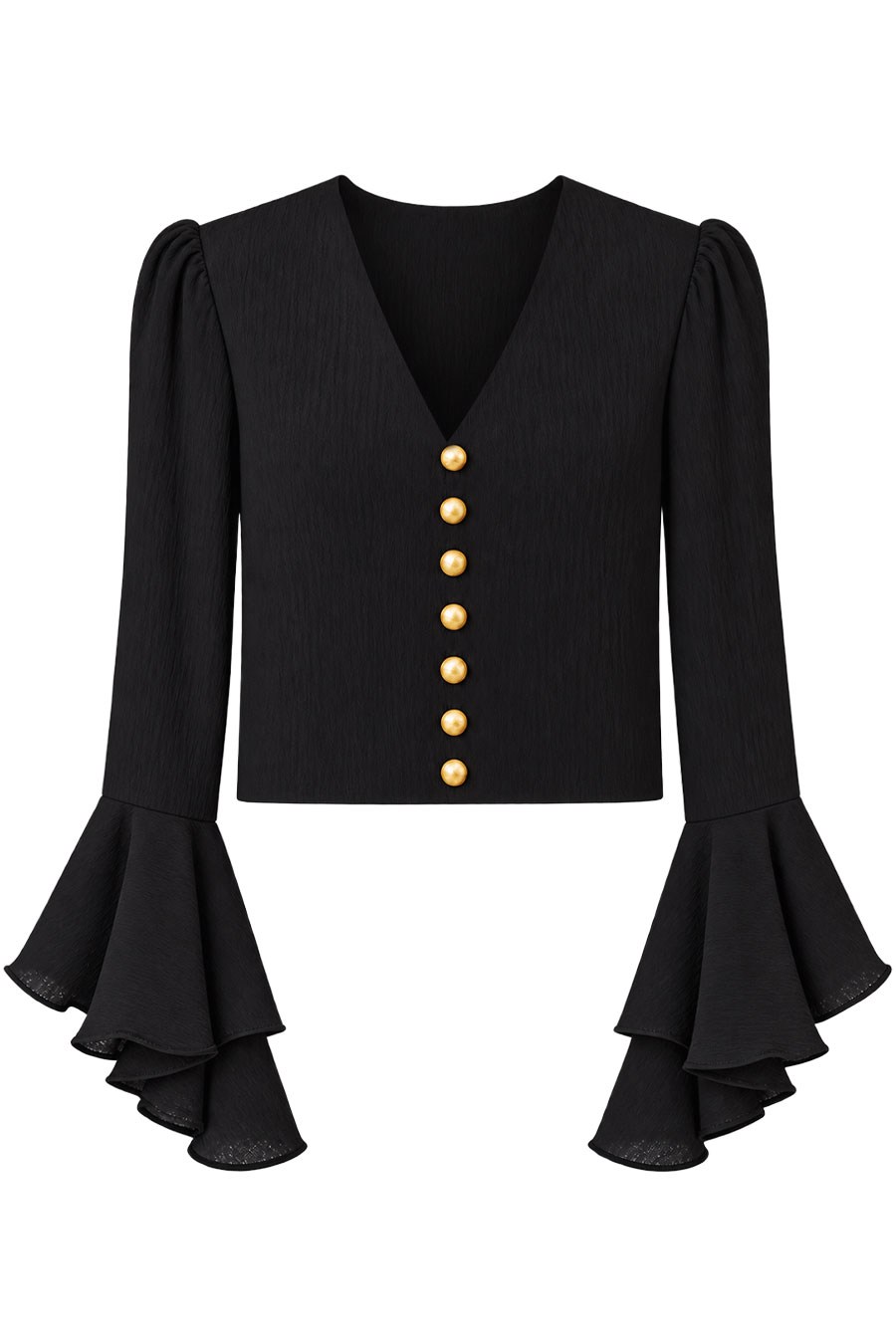 MUUN Bluz Ruffle Night