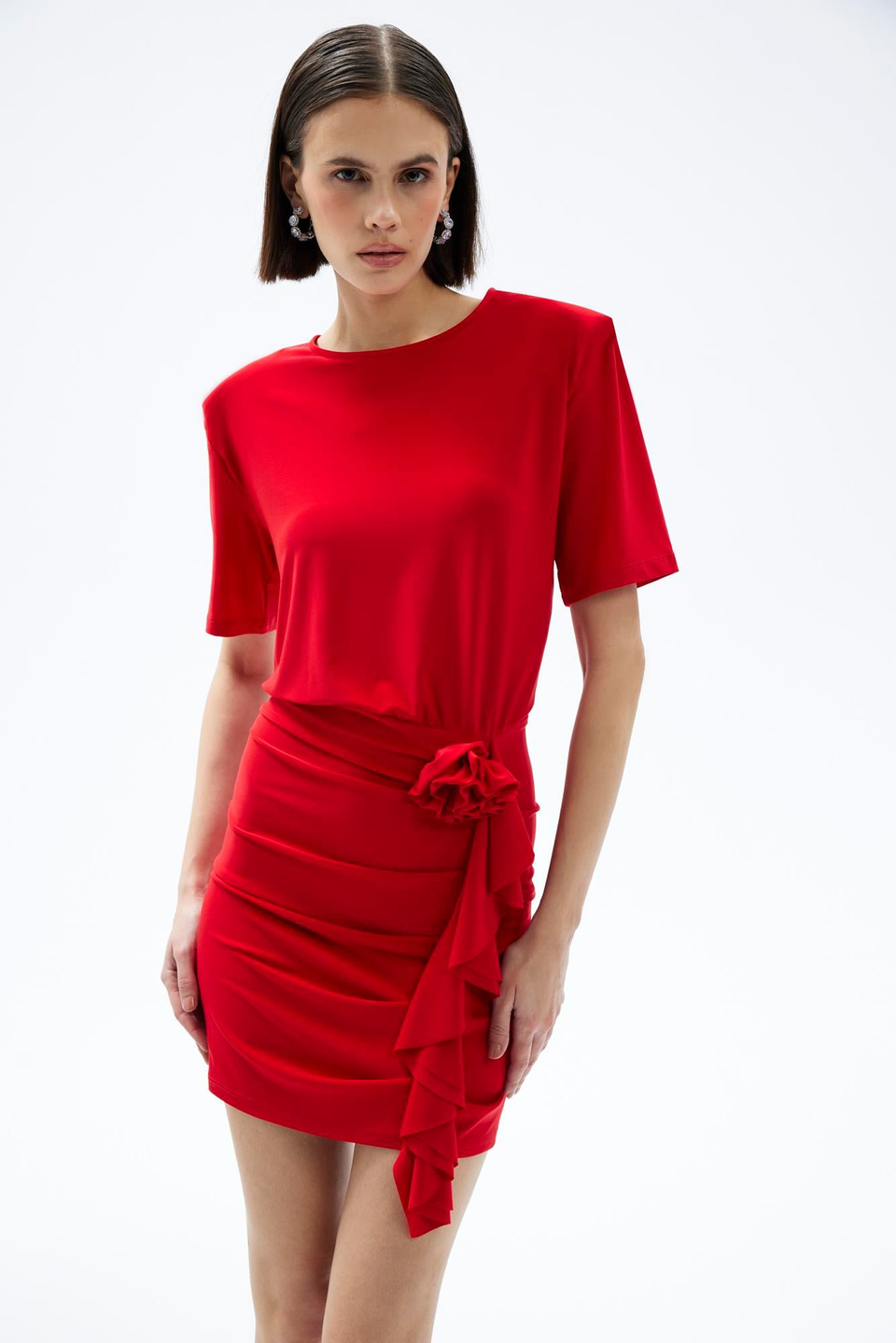 RED ROSE EMBELLISHED 
