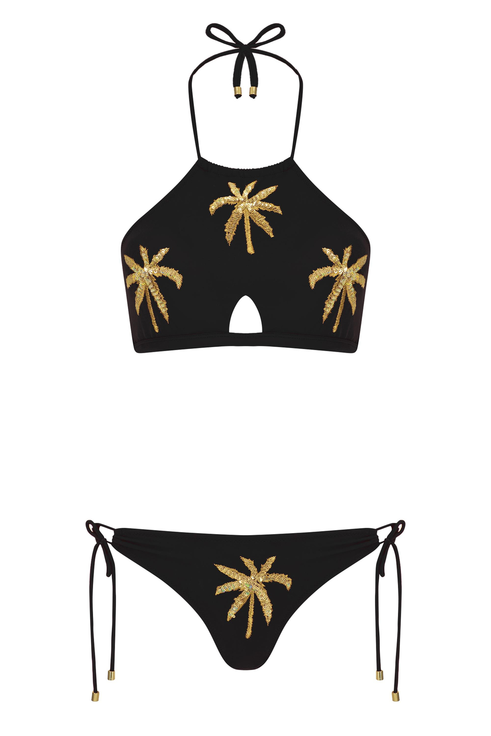 Selena Siyah Bikini Takımı
