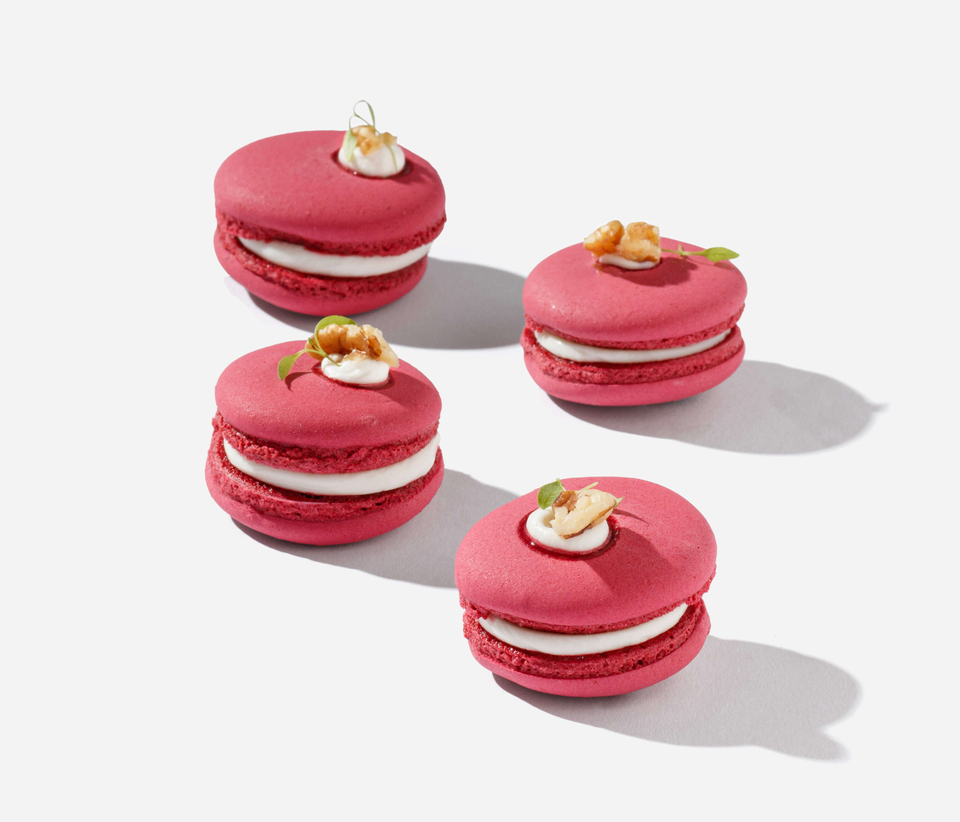 Keçi Büş Peynirli Tuzlu Macaron