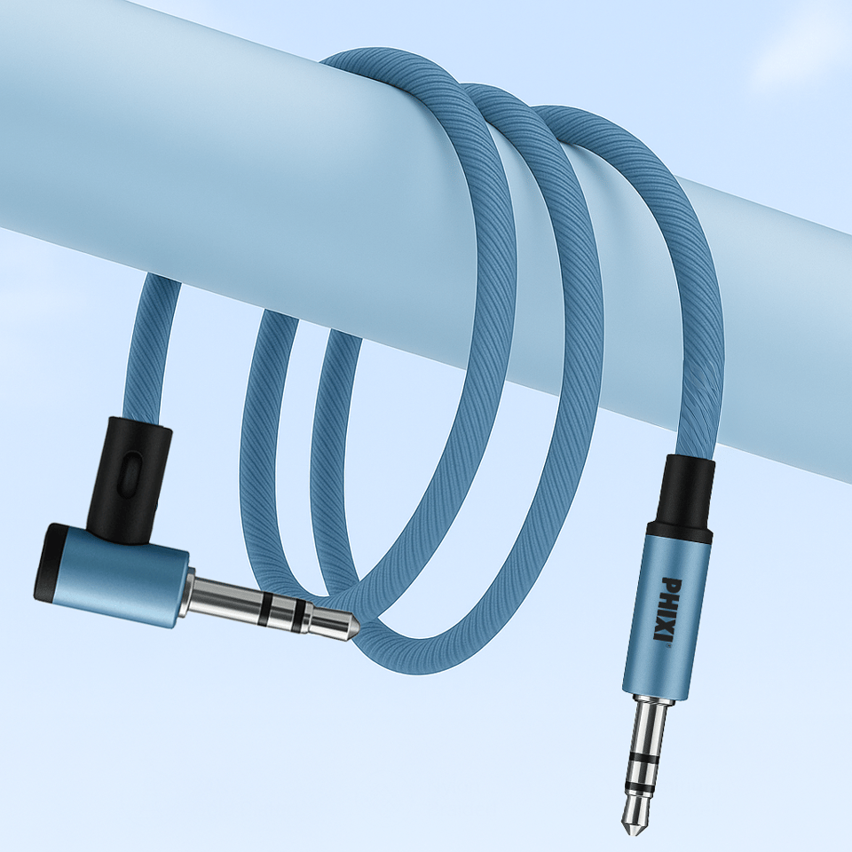 PHIXI AUX Audio Kablosu 1M – 3.5mm Jack Ses Kablosu