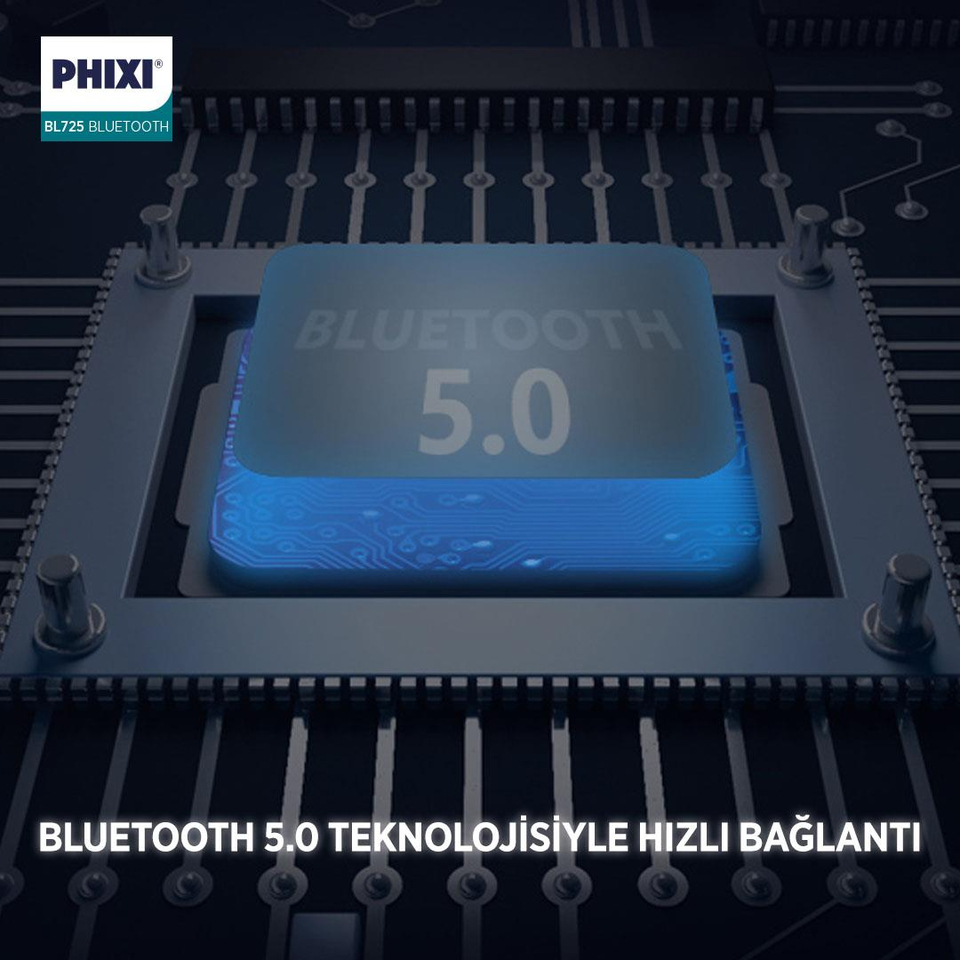 Phixi Basic BL725 IPX5 Boyundan Askılı Bluetooth Kulaklık