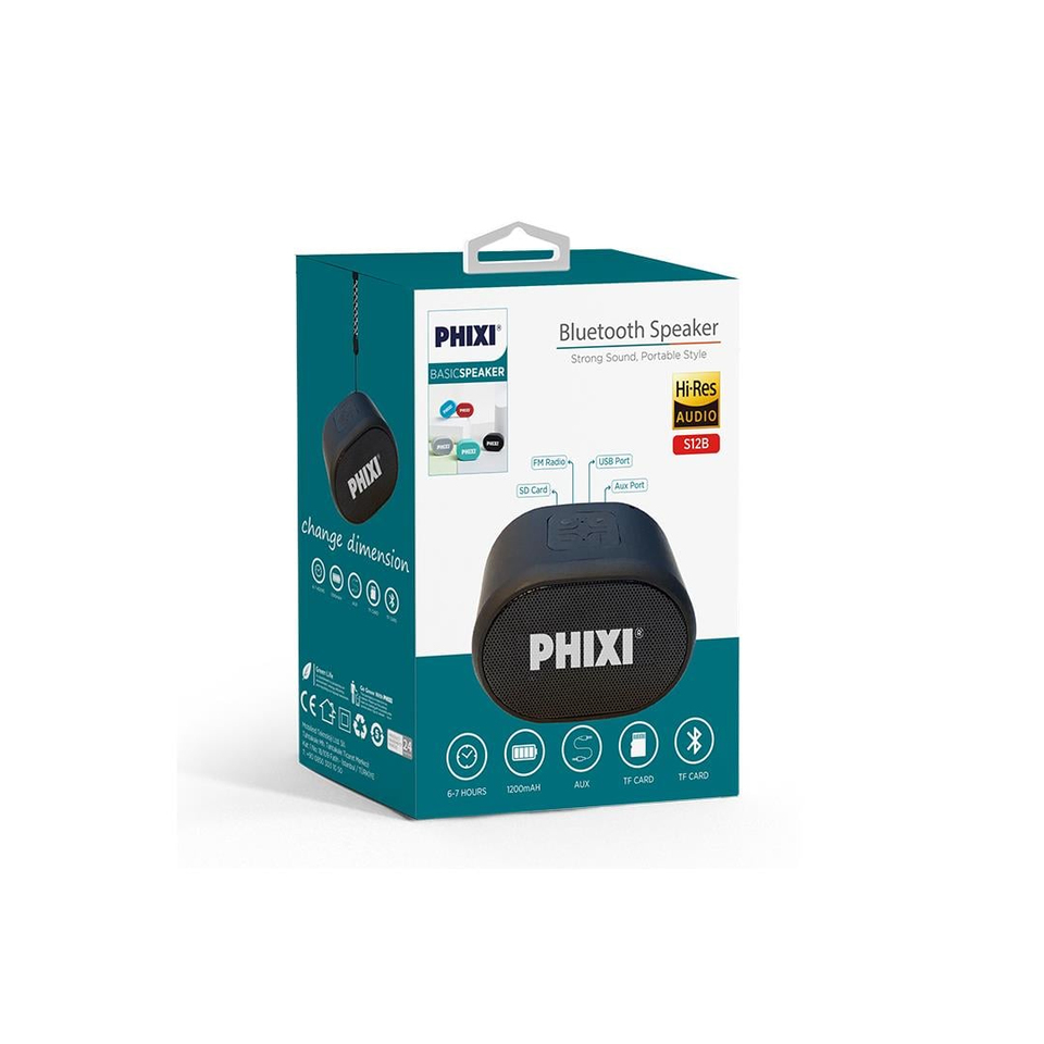Phixi Basic S12 Kablosuz Bluetooth Hoparlör