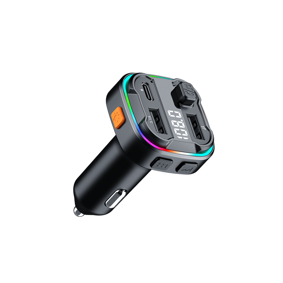 Phixi FM25 Araç FM Transmitter – Bluetooth 5.3 + PD & USB-A Hızlı Şarj