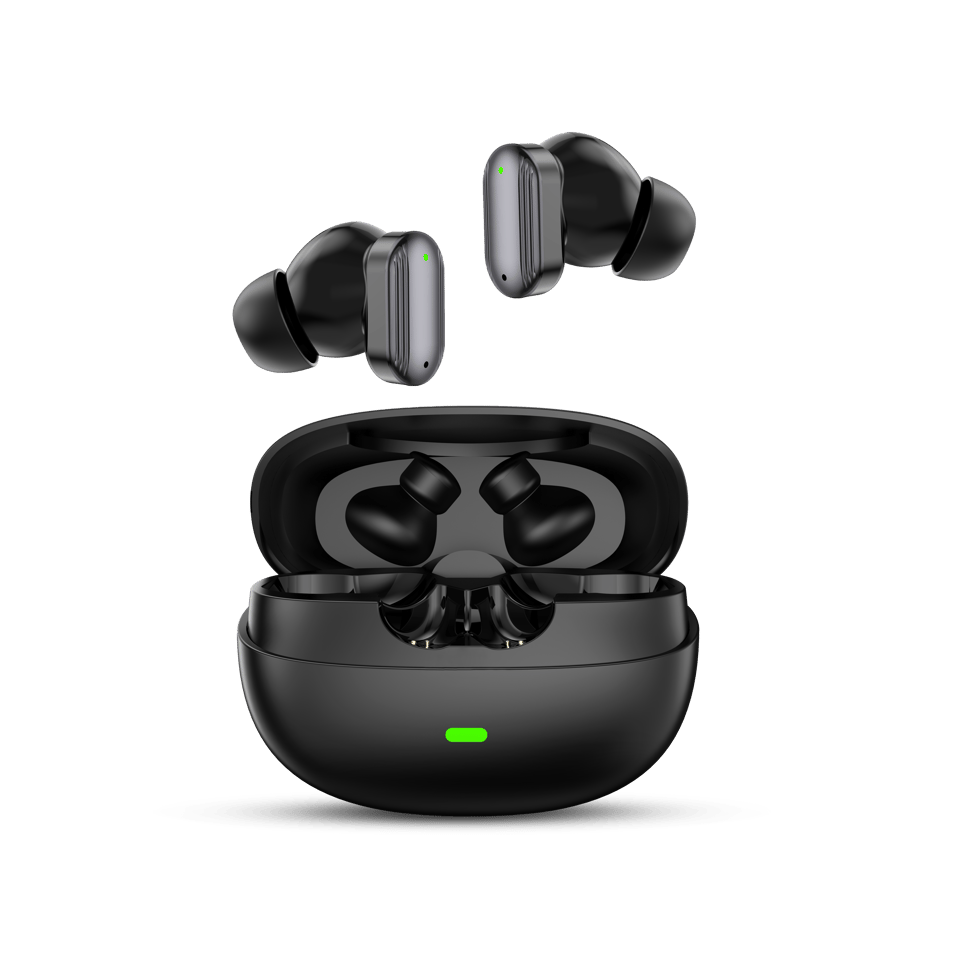 PHIXI Force S80 Kablosuz Bluetooth Kulaklık – ENC Gürültü Engelleme, Bluetooth 5.3 TWS Kulaklık
