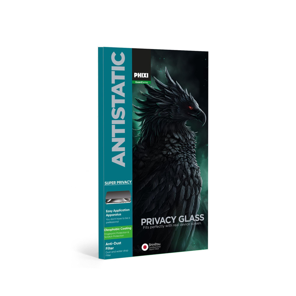 PHIXI Guard Samsung S25 Ultra Privacy Ekran Koruyucu Cam – Yan Açılardan Görünmeyen Temperli Cam