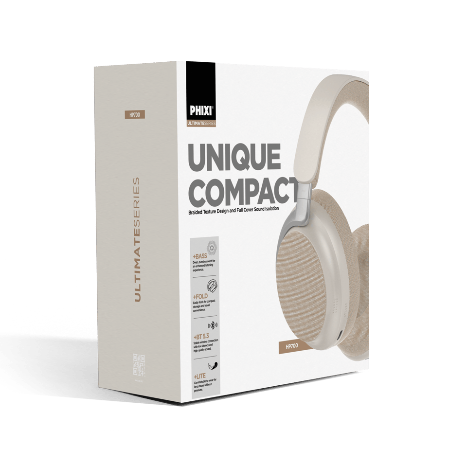 PHIXI Ultimate HP700 Kablosuz Bluetooth Kulaklık – Bluetooth 5.3 Kafaüstü Kulaklık