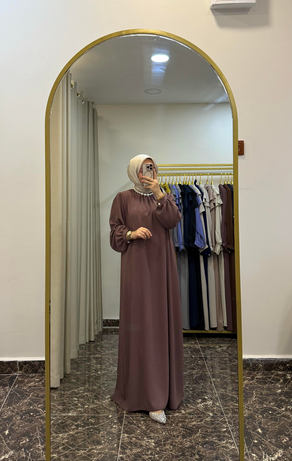 Livza Model Elbise | Menekşe