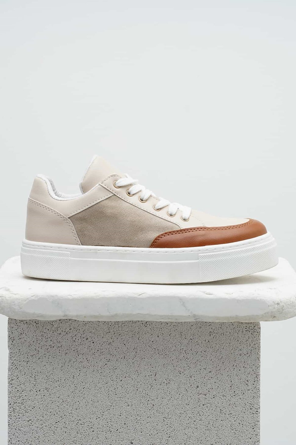 Pony Bej Sneaker-SPOR-Mio Gusto-05010NUC