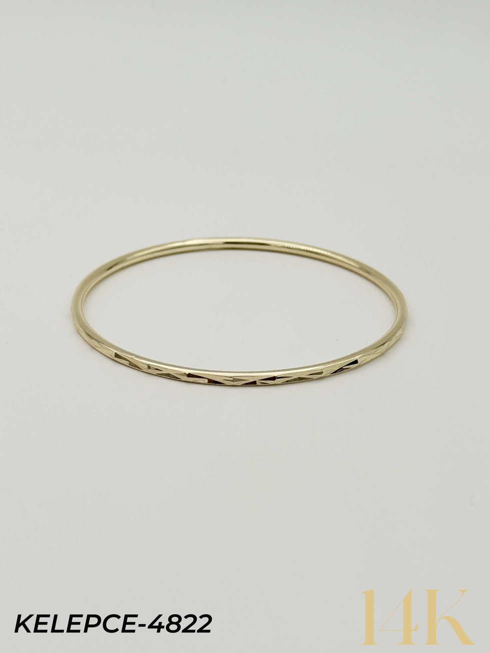 14K Bilezik (Tekli satılmaktadır) 6.0 Boy // KELEPCE-4822KELEPCE-4822
