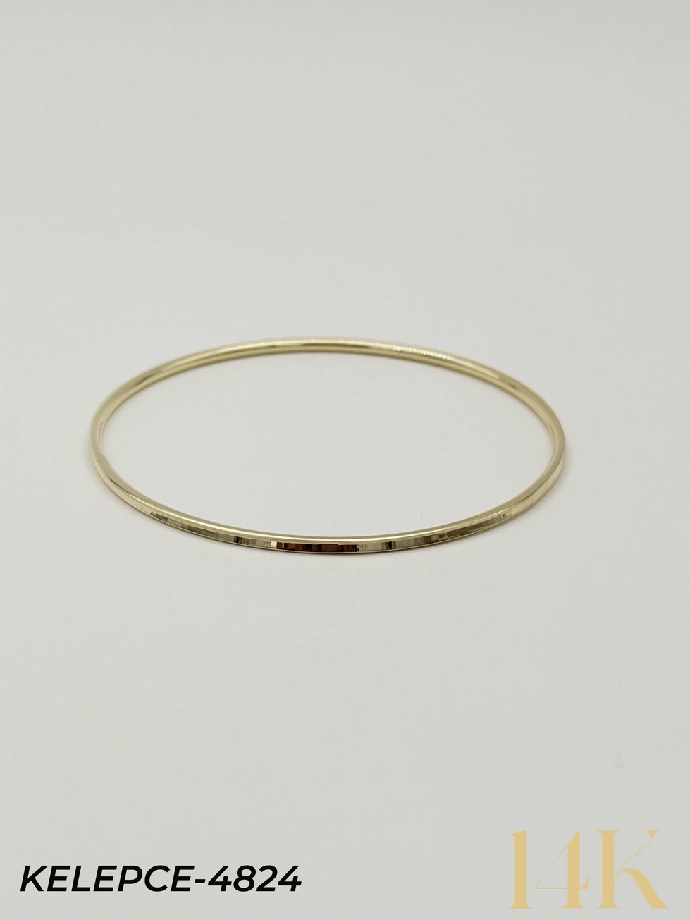 14K Bilezik (Tekli satılmaktadır) 6.0 Boy // KELEPCE-4824KELEPCE-4824