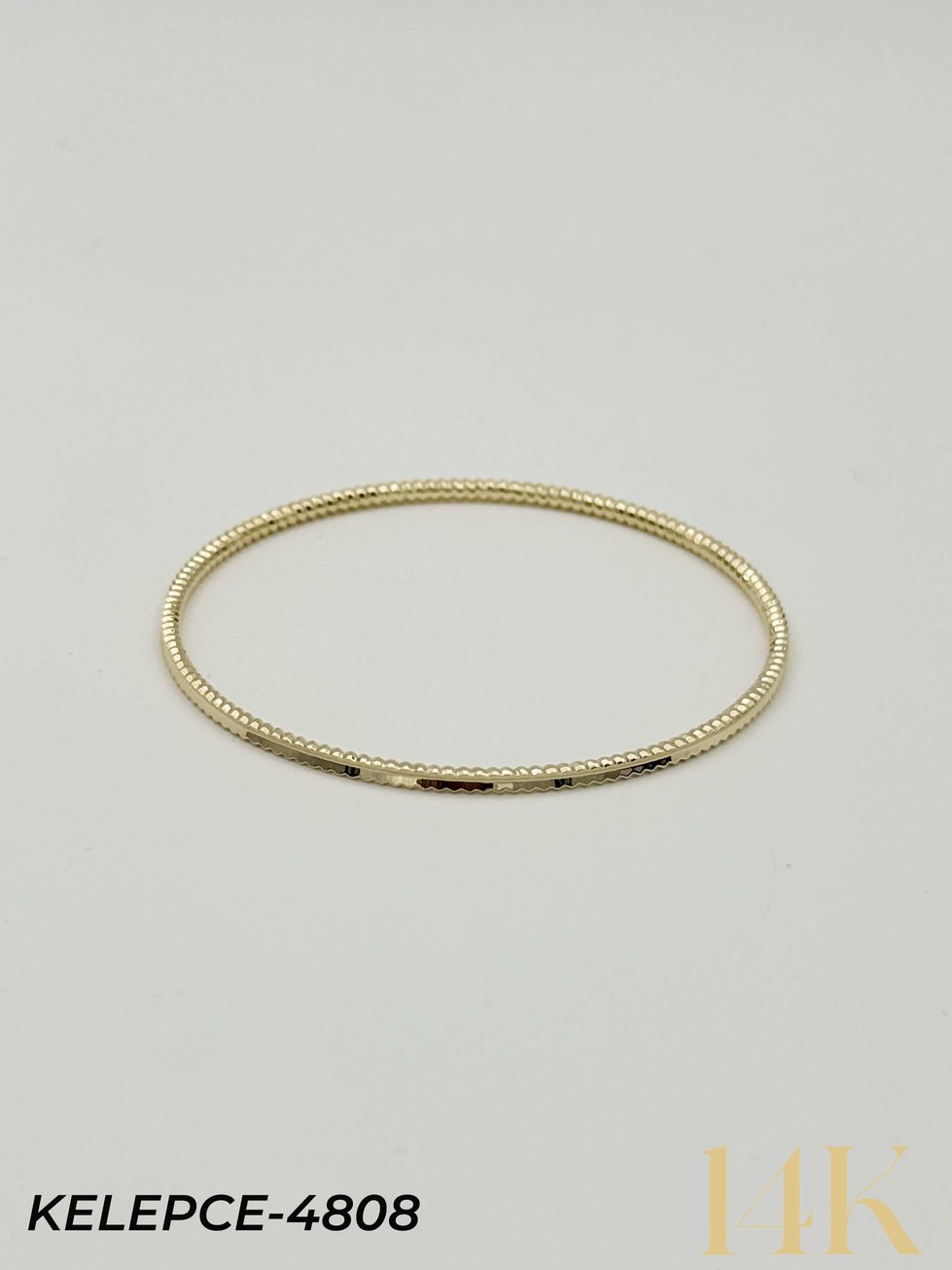 14K Bilezik (Tekli satılmaktadır) 6.0 Boy // KELEPCE-4808KELEPCE-4808