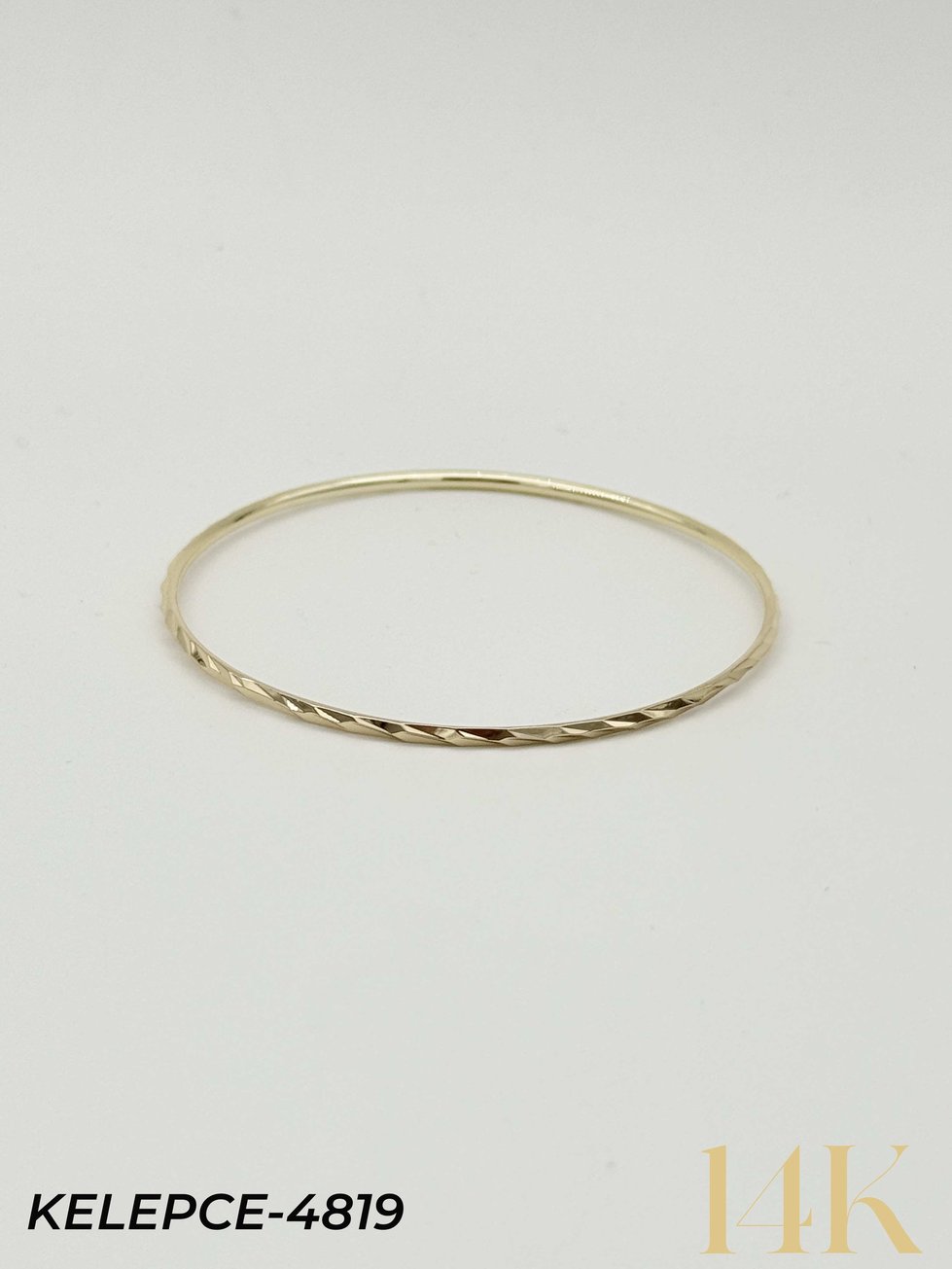 14K Bilezik (Tekli satılmaktadır) 6.5 Boy // KELEPCE-4819KELEPCE-4819