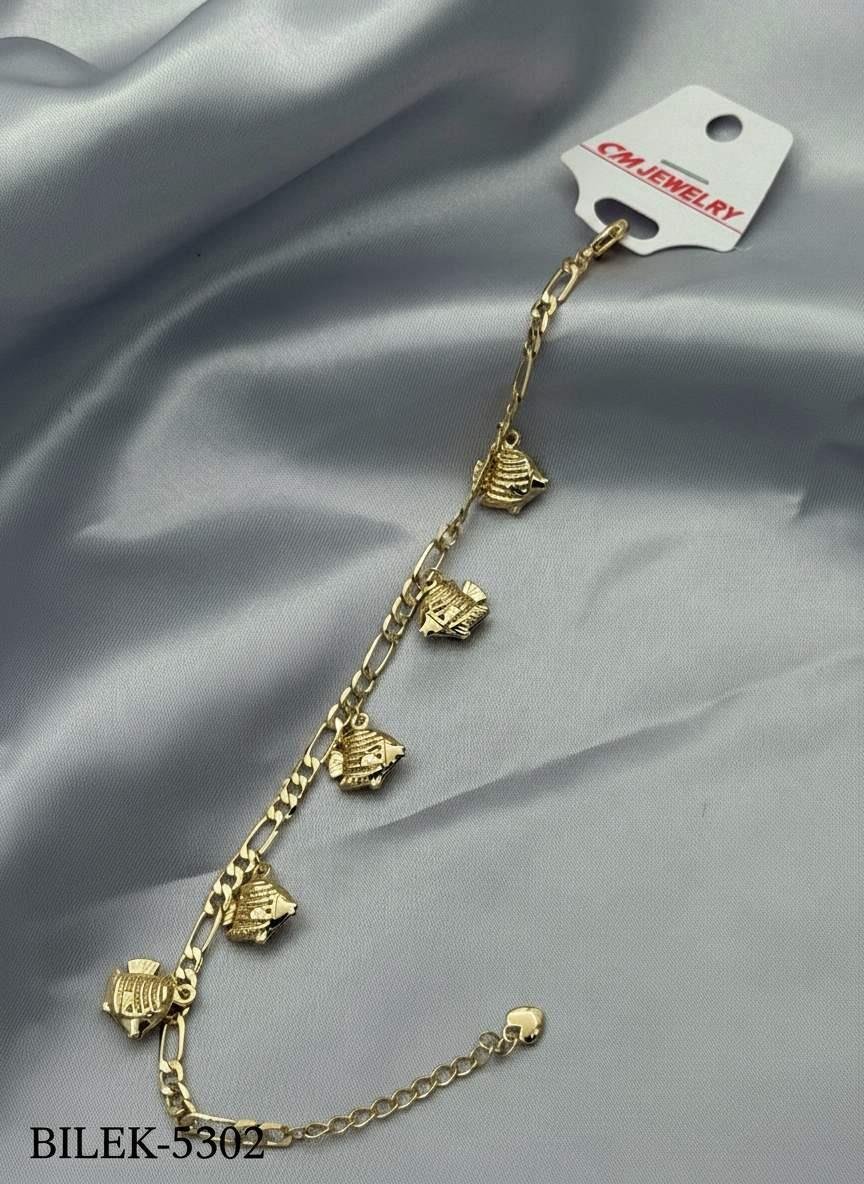 14K CM Bileklik // BILEK-5302.BILEK-5302