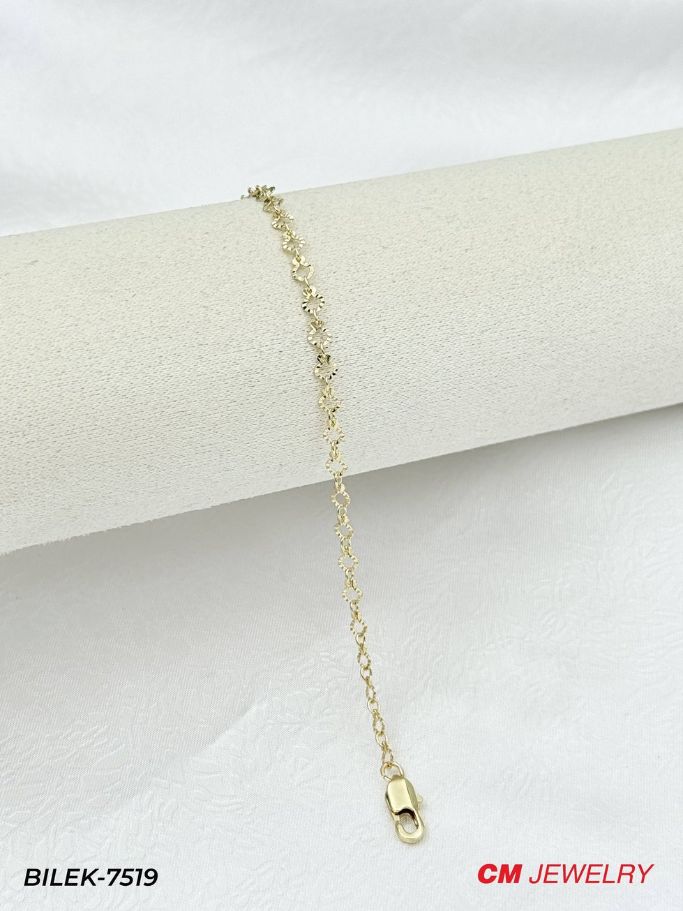 14K CM Bileklik // BILEK-7519BILEK-7519