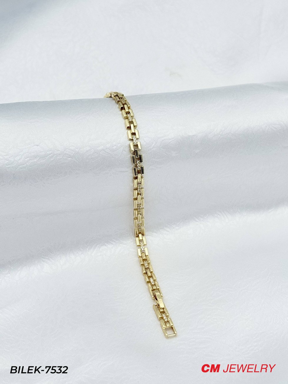 14K CM Bileklik // BILEK-7532BILEK-7532