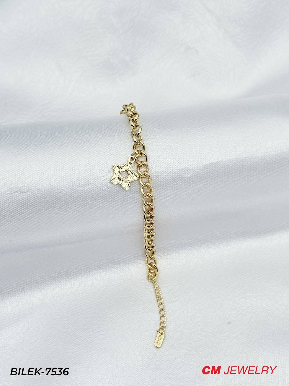 14K CM Bileklik // BILEK-7536BILEK-7536