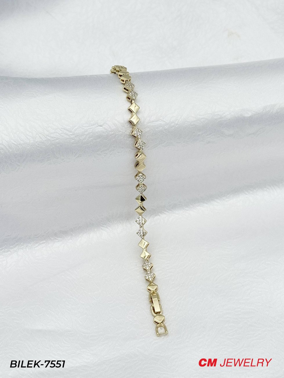 14K CM Bileklik // BILEK-7551BILEK-7551