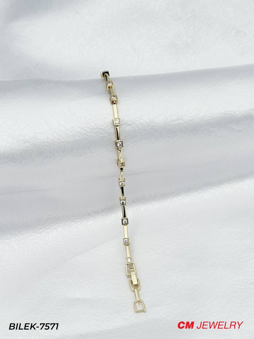 14K CM Bileklik // BILEK-7571BILEK-7571