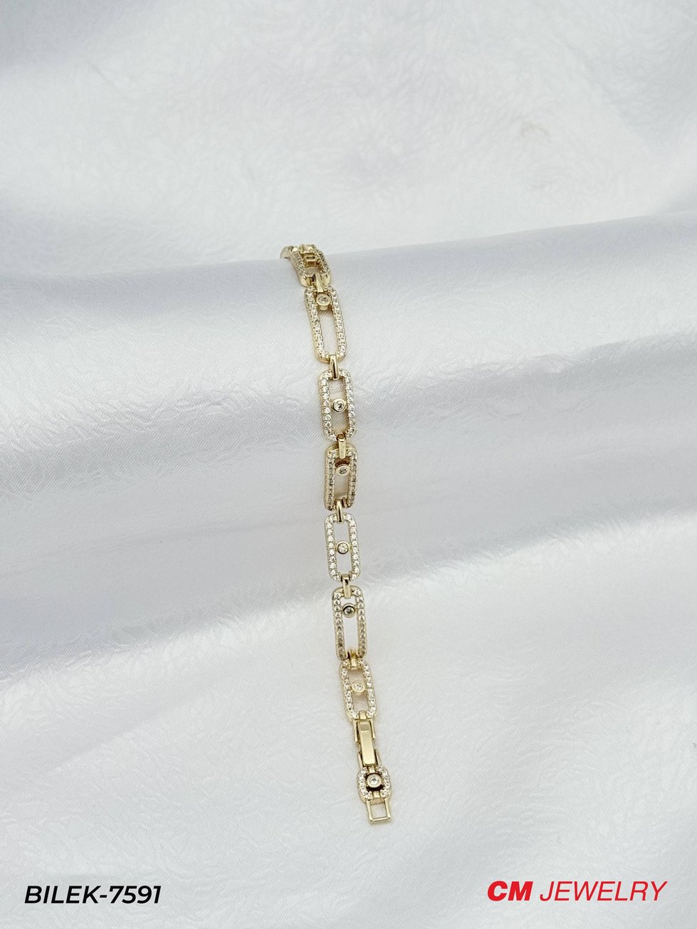 14K CM Bileklik // BILEK-7591BILEK-7591