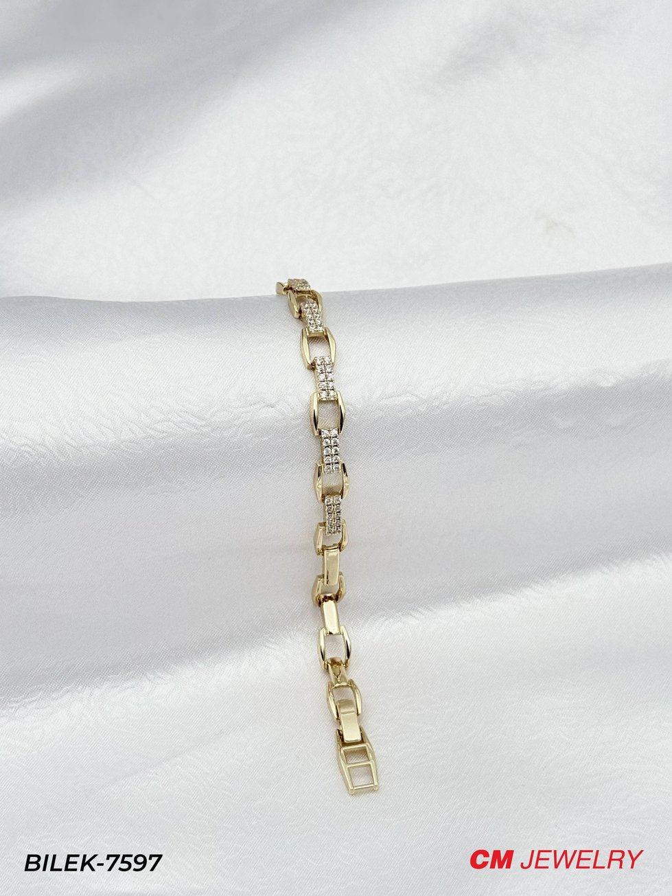 14K CM Bileklik // BILEK-7597BILEK-7597