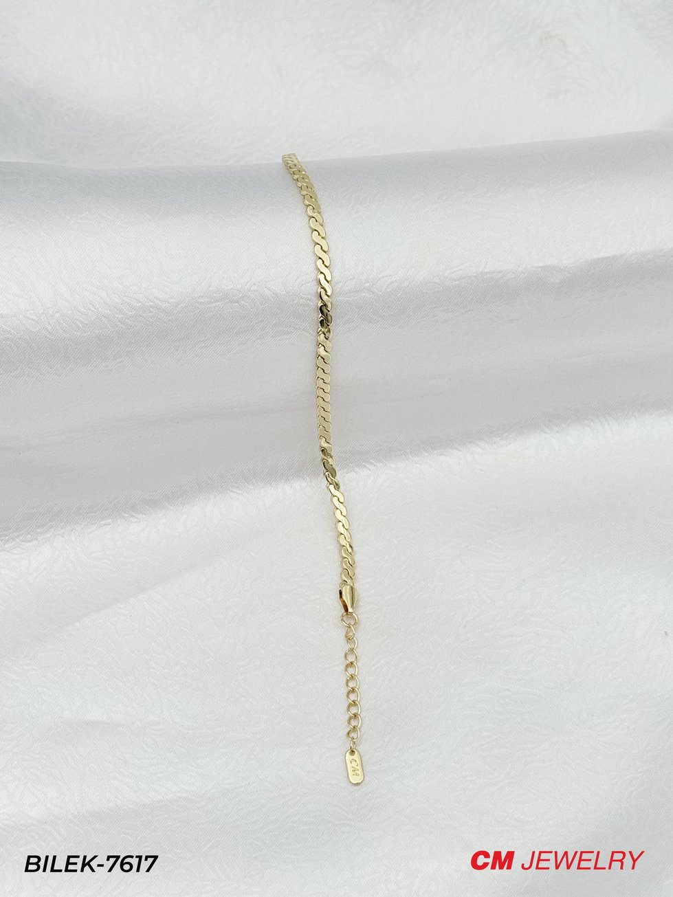 14K CM Bileklik // BILEK-7617BILEK-7617