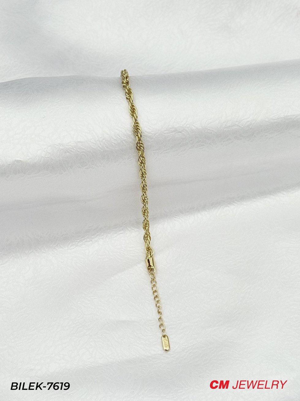 14K CM Bileklik // BILEK-7619BILEK-7619