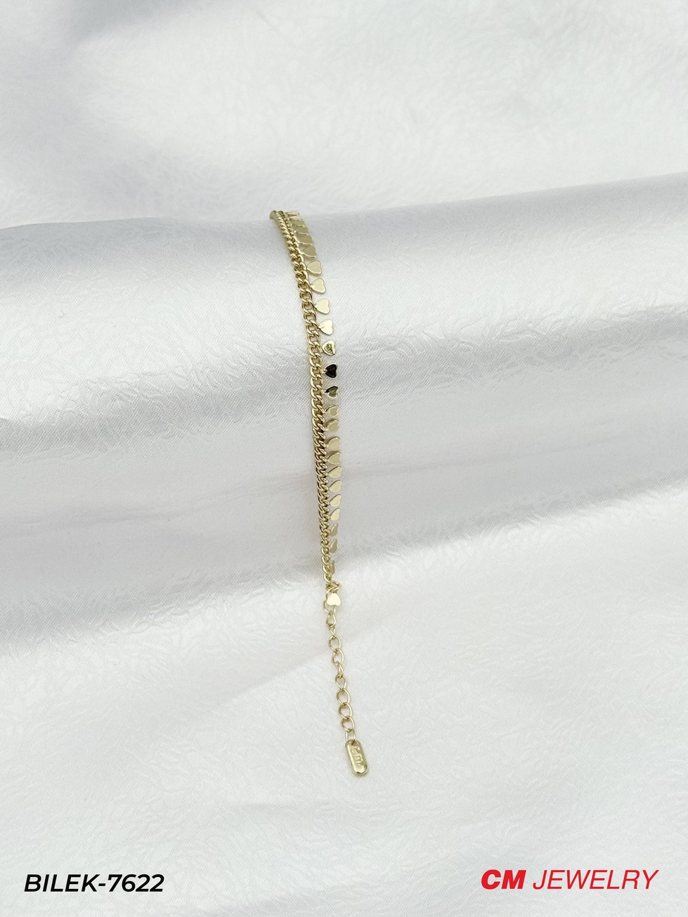 14K CM Bileklik // BILEK-7622BILEK-7622