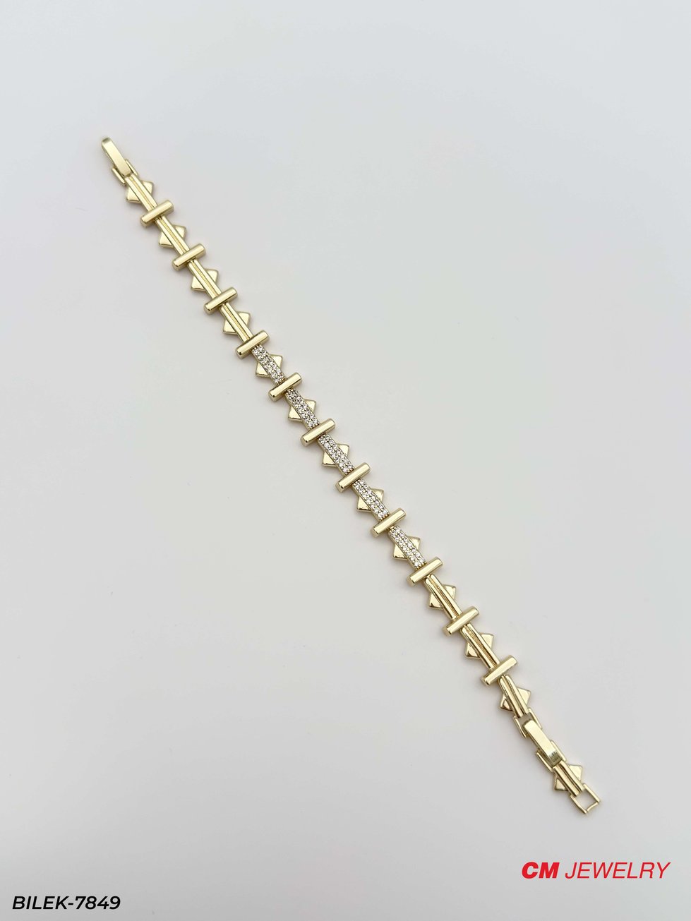 14K CM Bileklik // BILEK-7849BILEK-7849