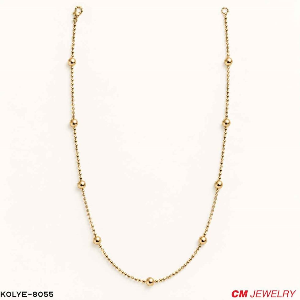 14K CM KOLYE 60CM //KOLYE-8055KOLYE-8055