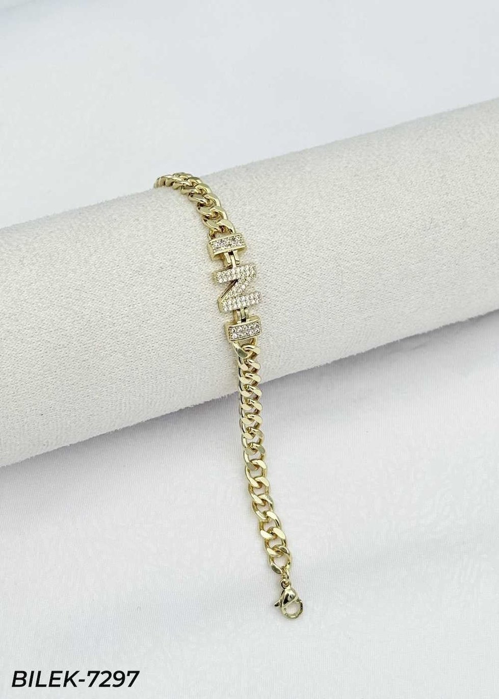 14K Kuyumcu Model Harf Bileklik // BILEK-7297BILEK-7297