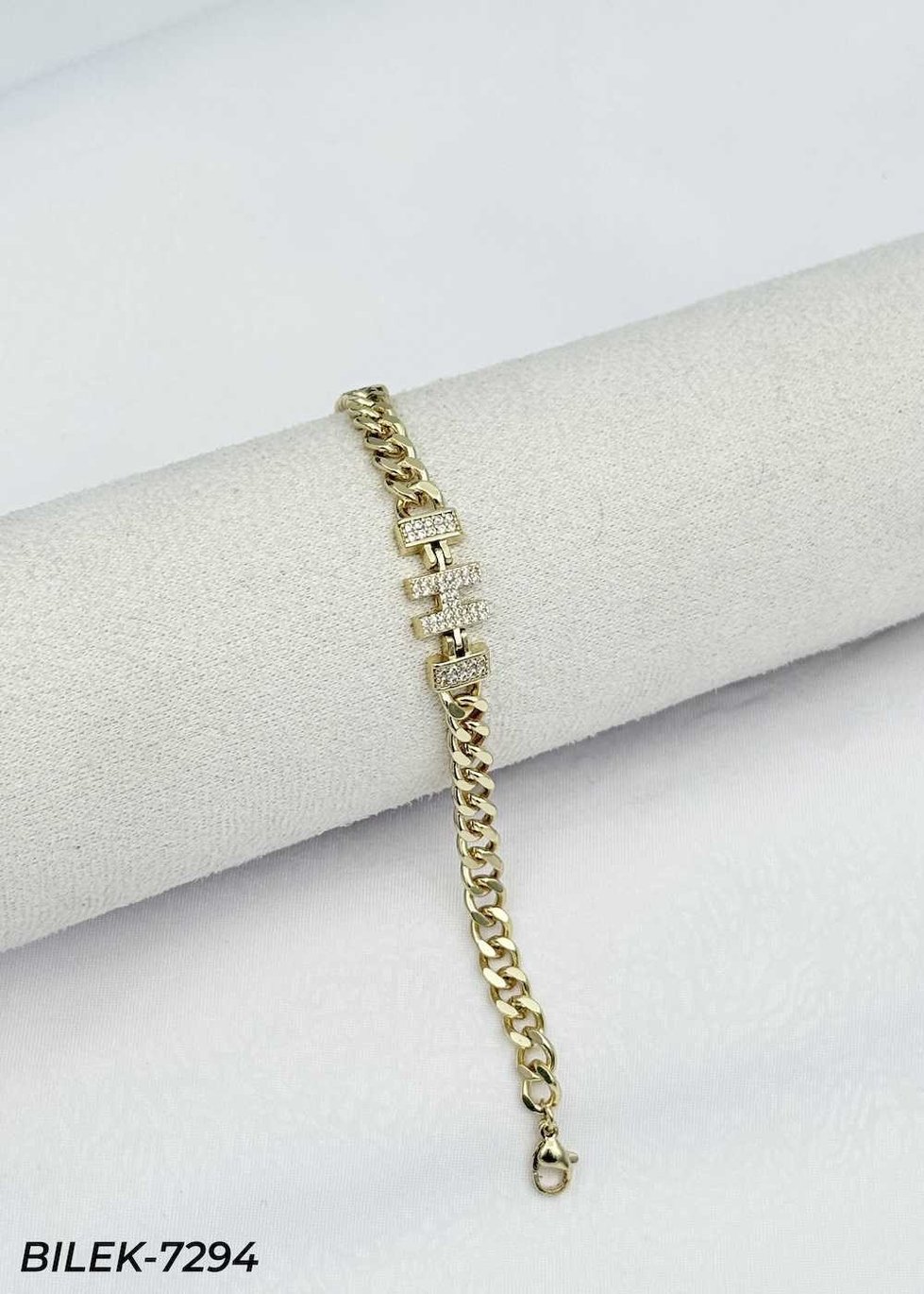 14K Kuyumcu Model Harf Bileklik // BILEK-7294BILEK-7294