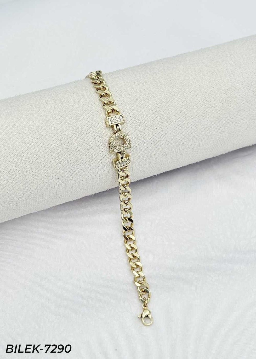 14K Kuyumcu Model Harf Bileklik // BILEK-7290BILEK-7290