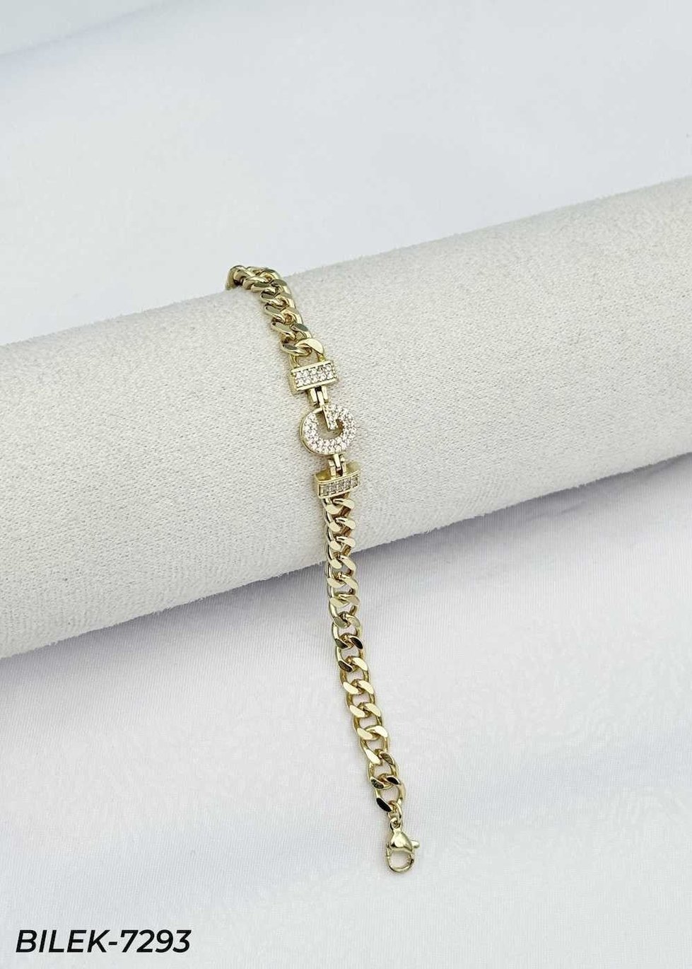 14K Kuyumcu Model Harf Bileklik // BILEK-7293BILEK-7293