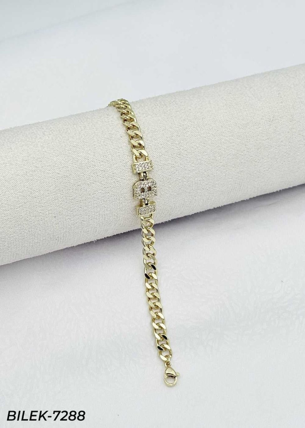 14K Kuyumcu Model Harf Bileklik // BILEK-7288BILEK-7288